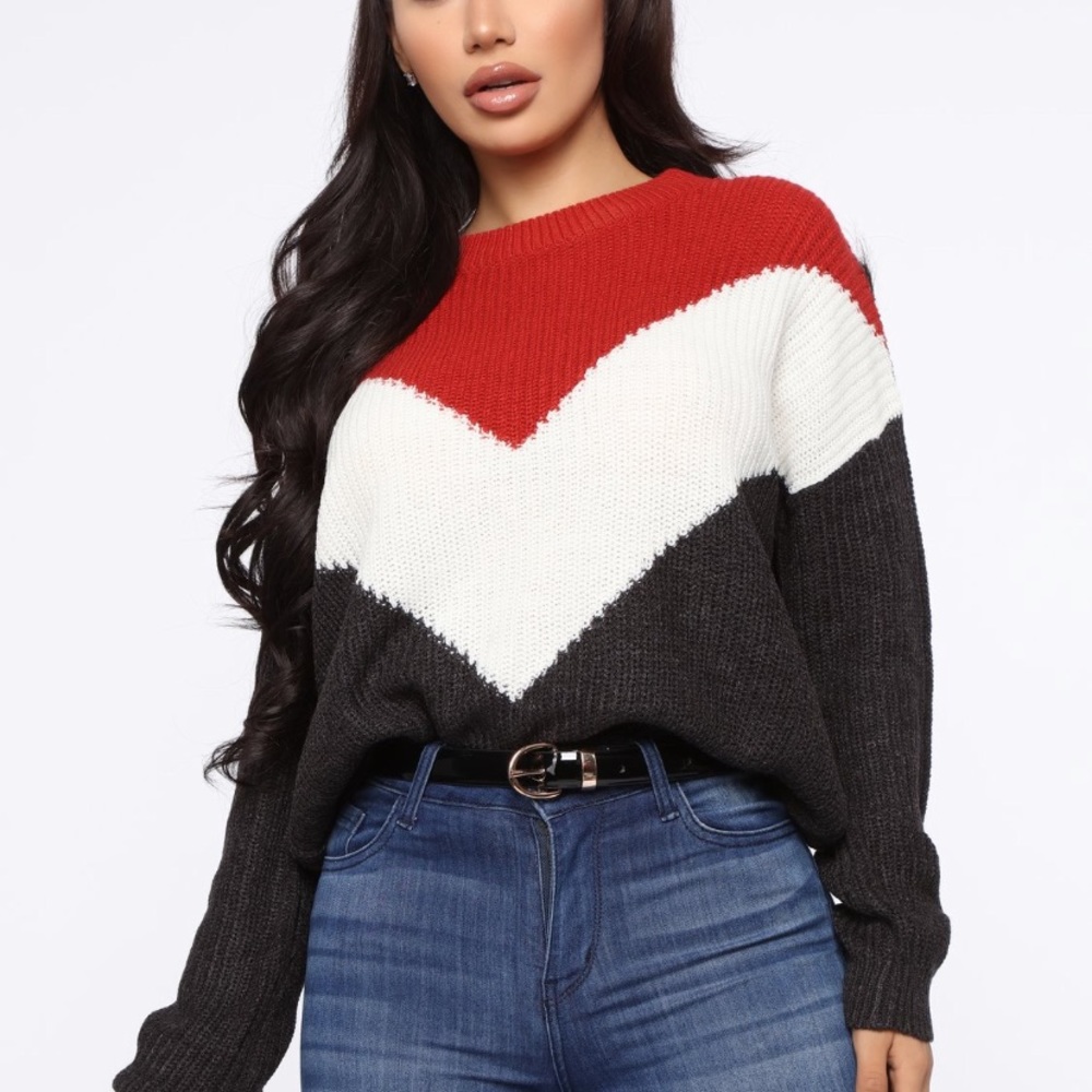 Fashion nova multi color sweater